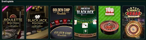 Entdecken Sie spannende Tischspiele im Casinia Casino – von klassischem Roulette bis zu exklusivem Blackjack Brettspiele im Casinia Casino – Roulette und Blackjack Varianten wie Gold Saloon, Golden Chip und American Blackjack